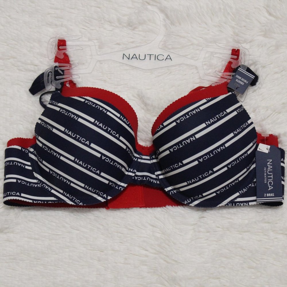 Nautica Intimates 2 Pack Smooth Finish Bra